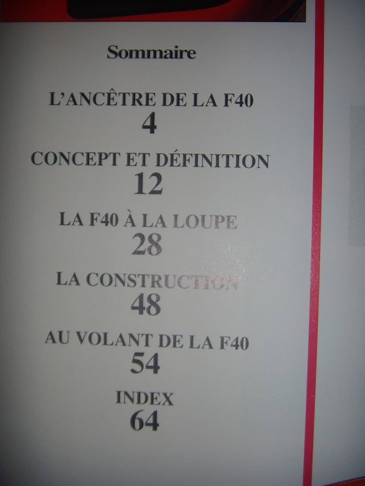 【希少本】ferrari F40 MARK　HUGHES 希少本】ferrari F40 MARK HUGHES
